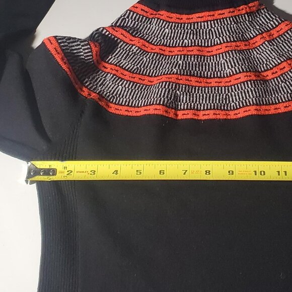 Karen Millen England Stretch Knit Turtleneck Sweater Sz Small Women's - Picture 6 of 16